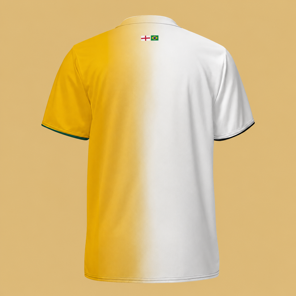 England x Brazil Football T-shirt - Half & Half