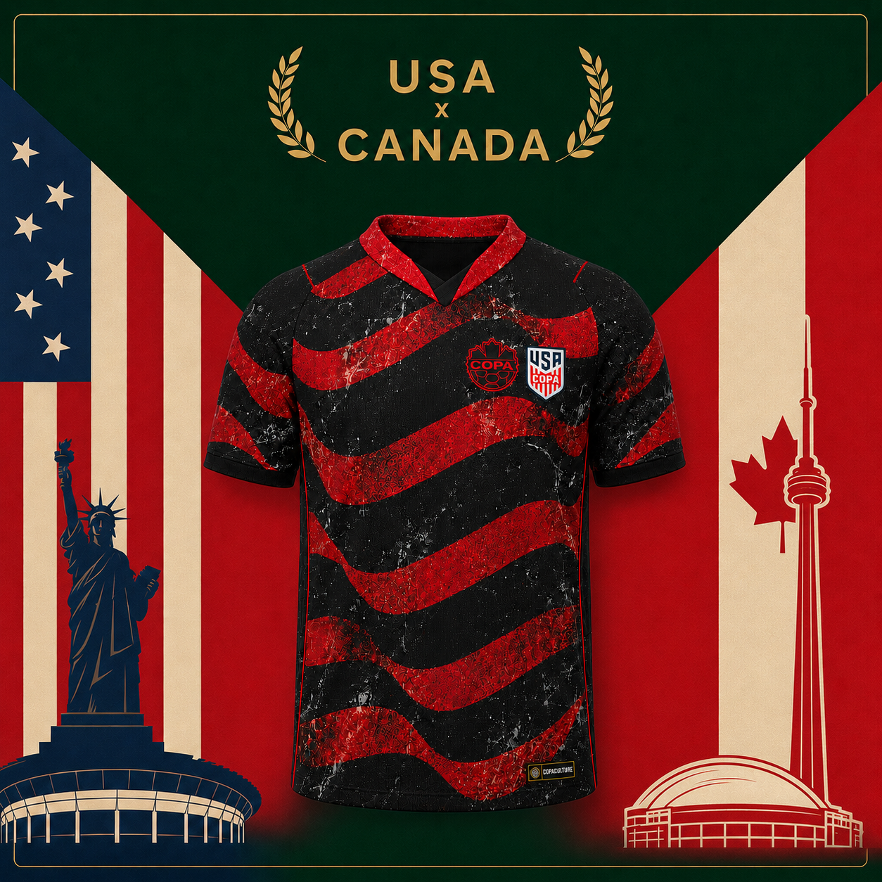 COPACULTURE - USA x Canada World Cup Jersey