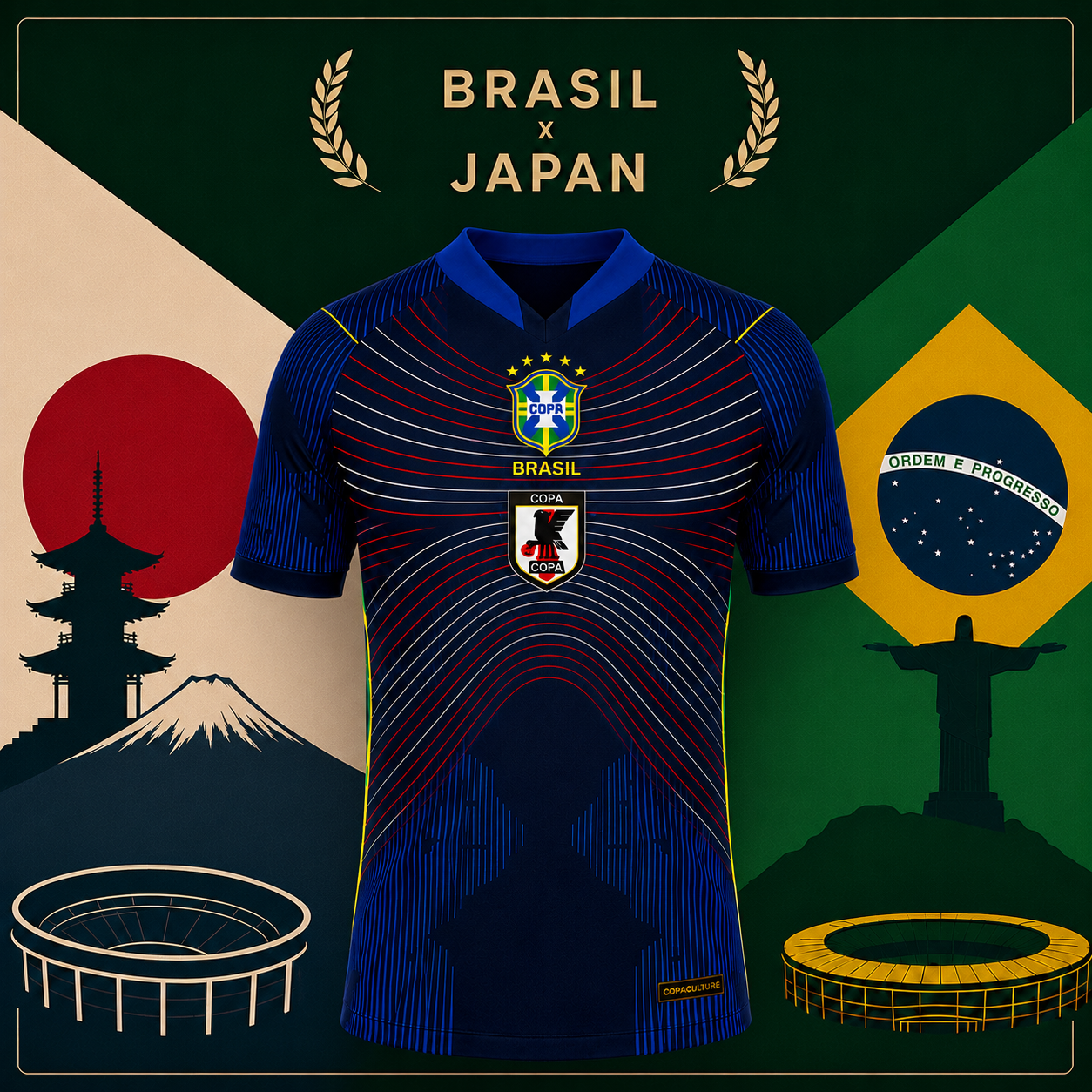 COPACULTURE - Brasil x Japan World Cup Away Jersey