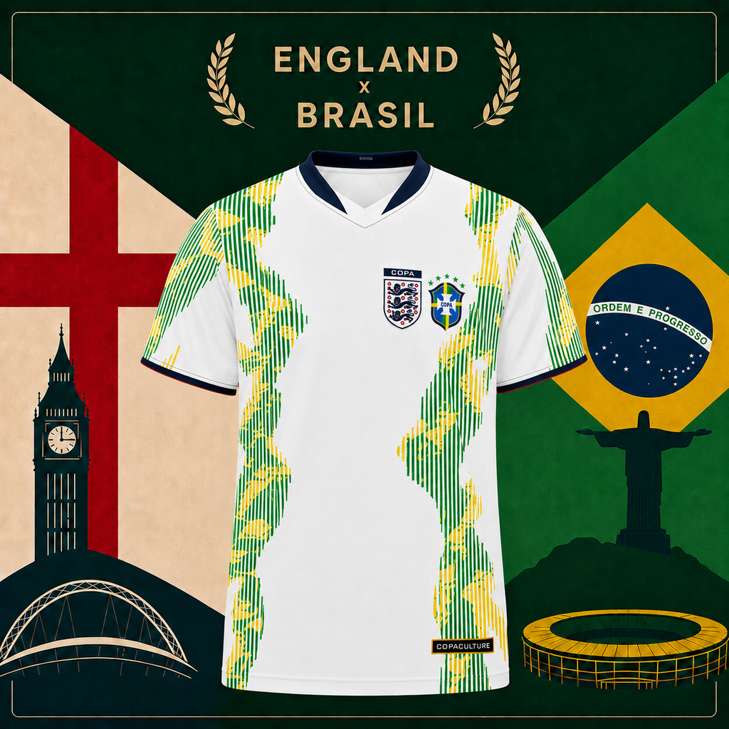 COPACULTURE - England x Brasil World Cup Jersey