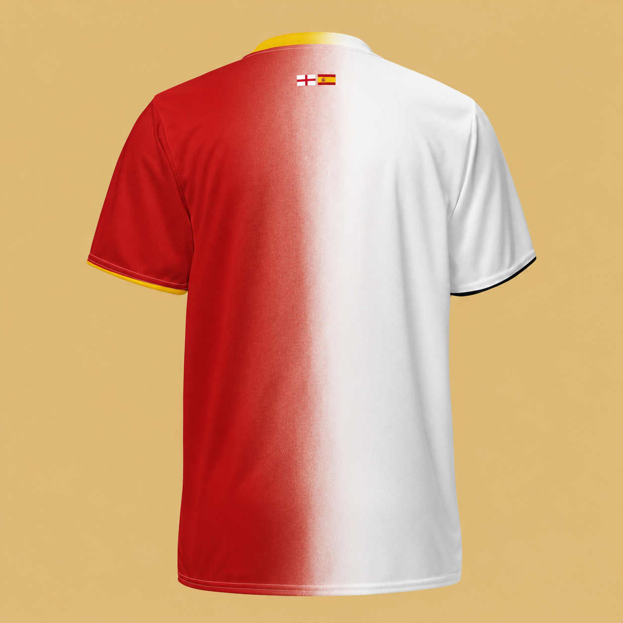 England x Spain Football T-shirt - Half & Half